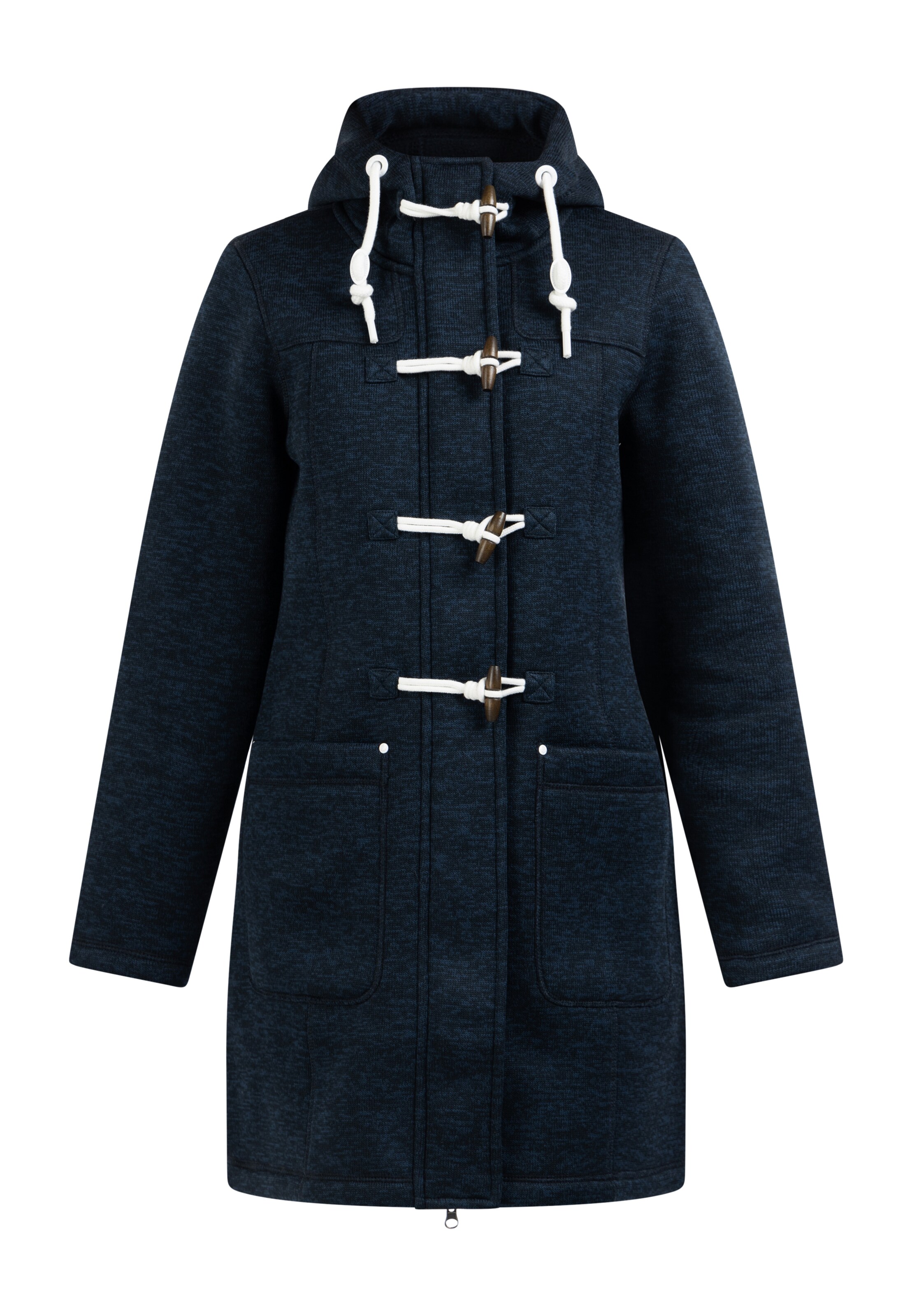 Manteau mi-saison DreiMaster Maritim en bleu : devant
