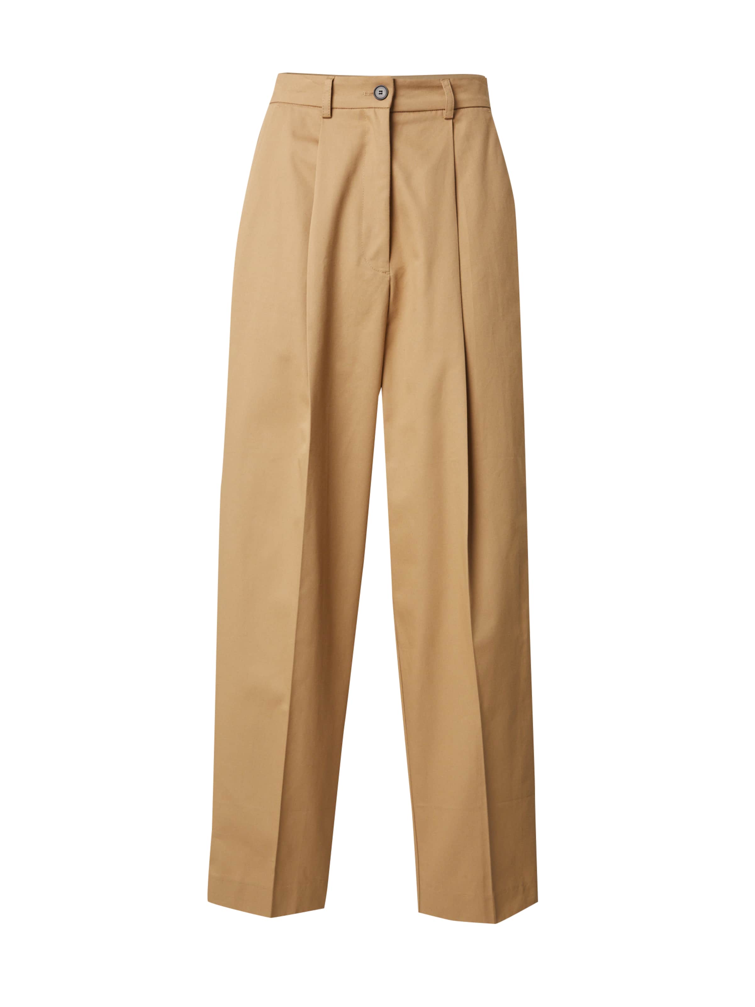 EDITED Loosefit Παντελόνι 'Shari' σε μπεζ: μπροστά