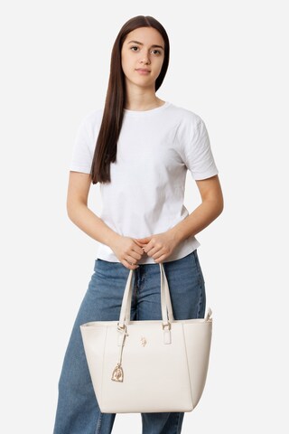 U.S. POLO ASSN. Shopper in Weiß: Vorderseite