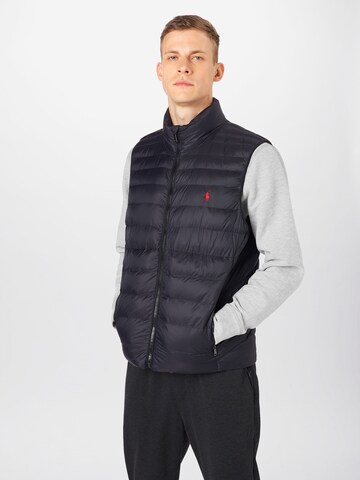 Coupe regular Gilet 'Terra' Polo Ralph Lauren en noir : devant