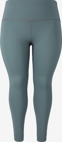 Q by Endurance Leggings in Blue: front