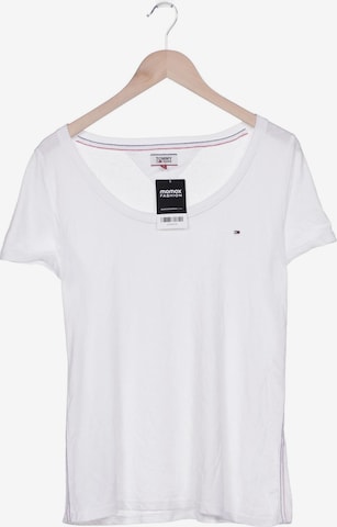 Tommy Jeans T-Shirt L in Weiß: predná strana