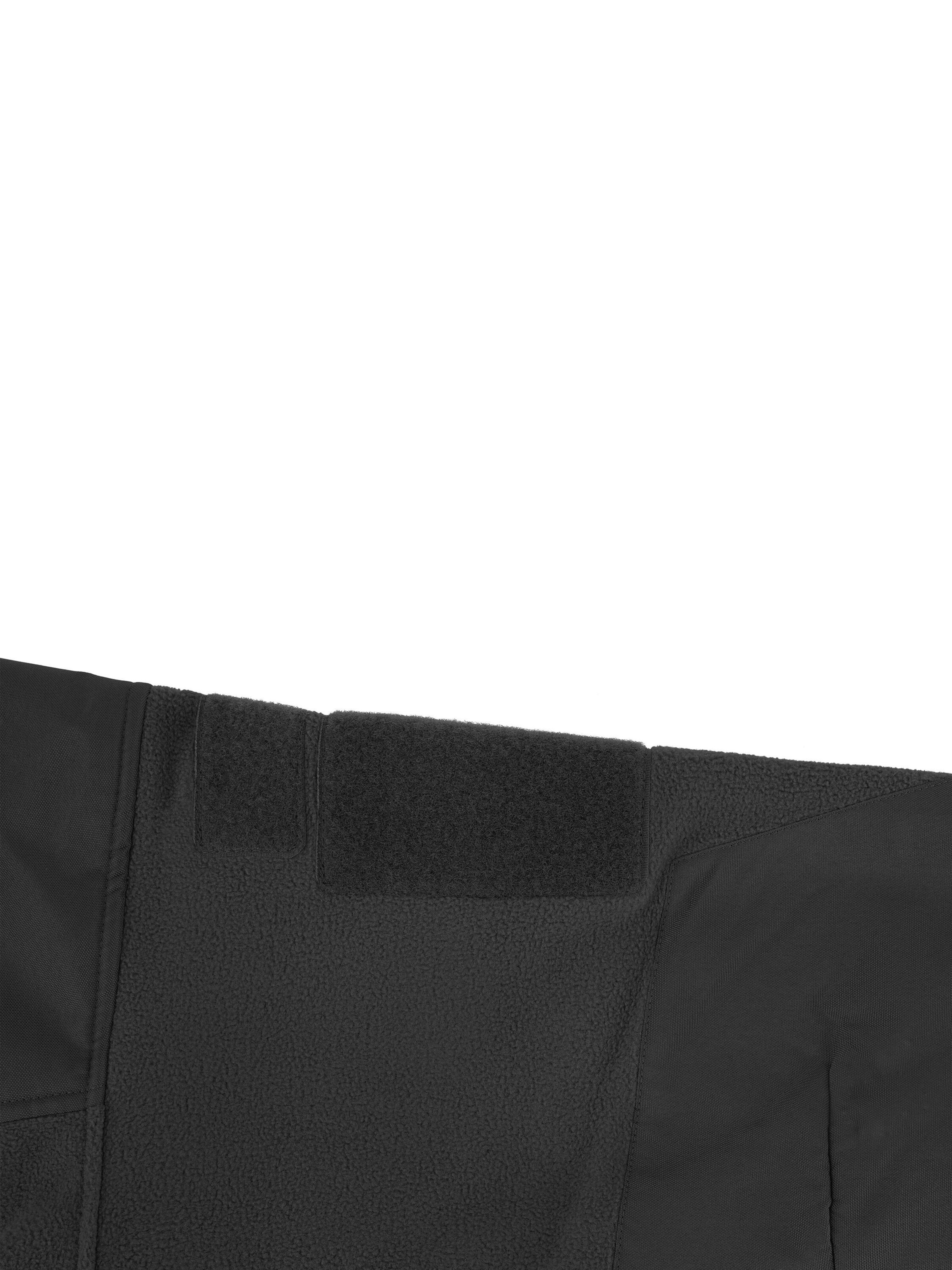 normani Fleecejacke 'Tilrem' in Schwarz