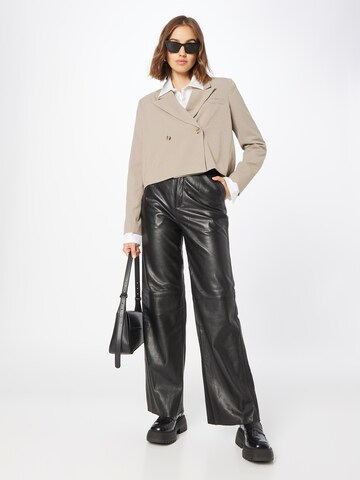 Maze Wide leg Broek in Zwart