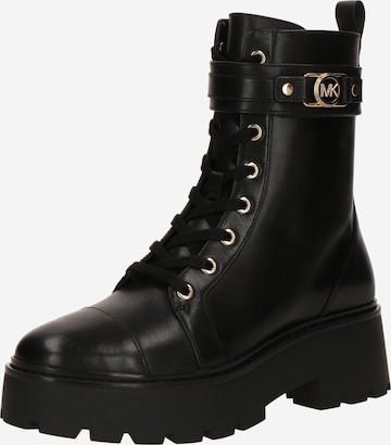 Stivale stringato di MICHAEL Michael Kors in nero: frontale