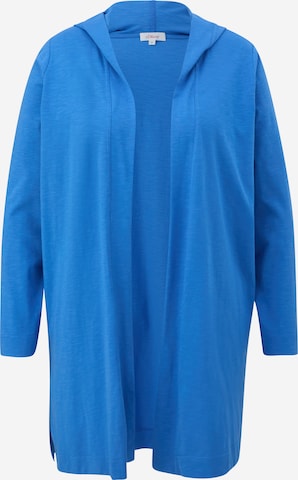 s.Oliver Knit Cardigan in Blue: front