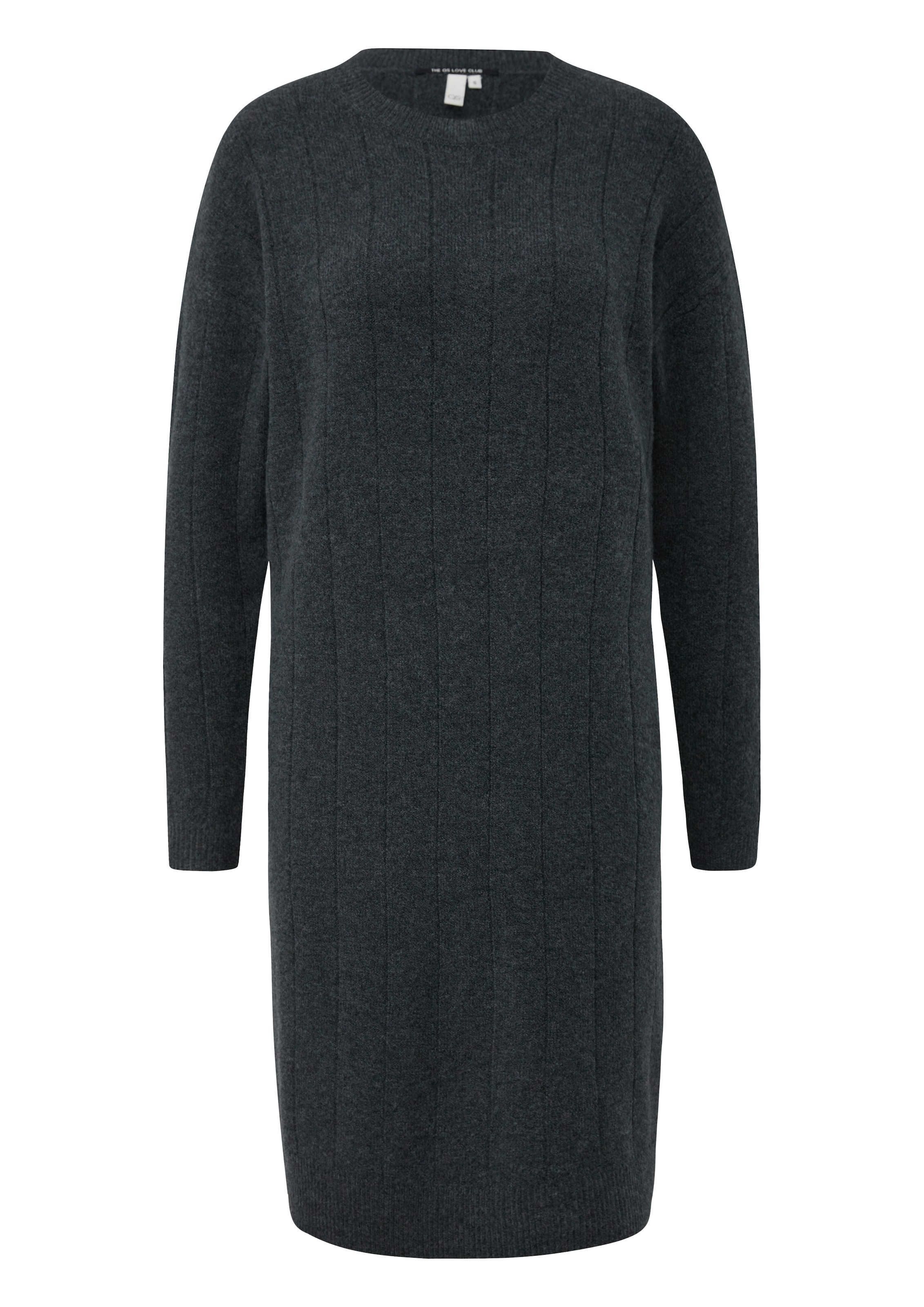 QS Strickkleid in grau, Produktansicht