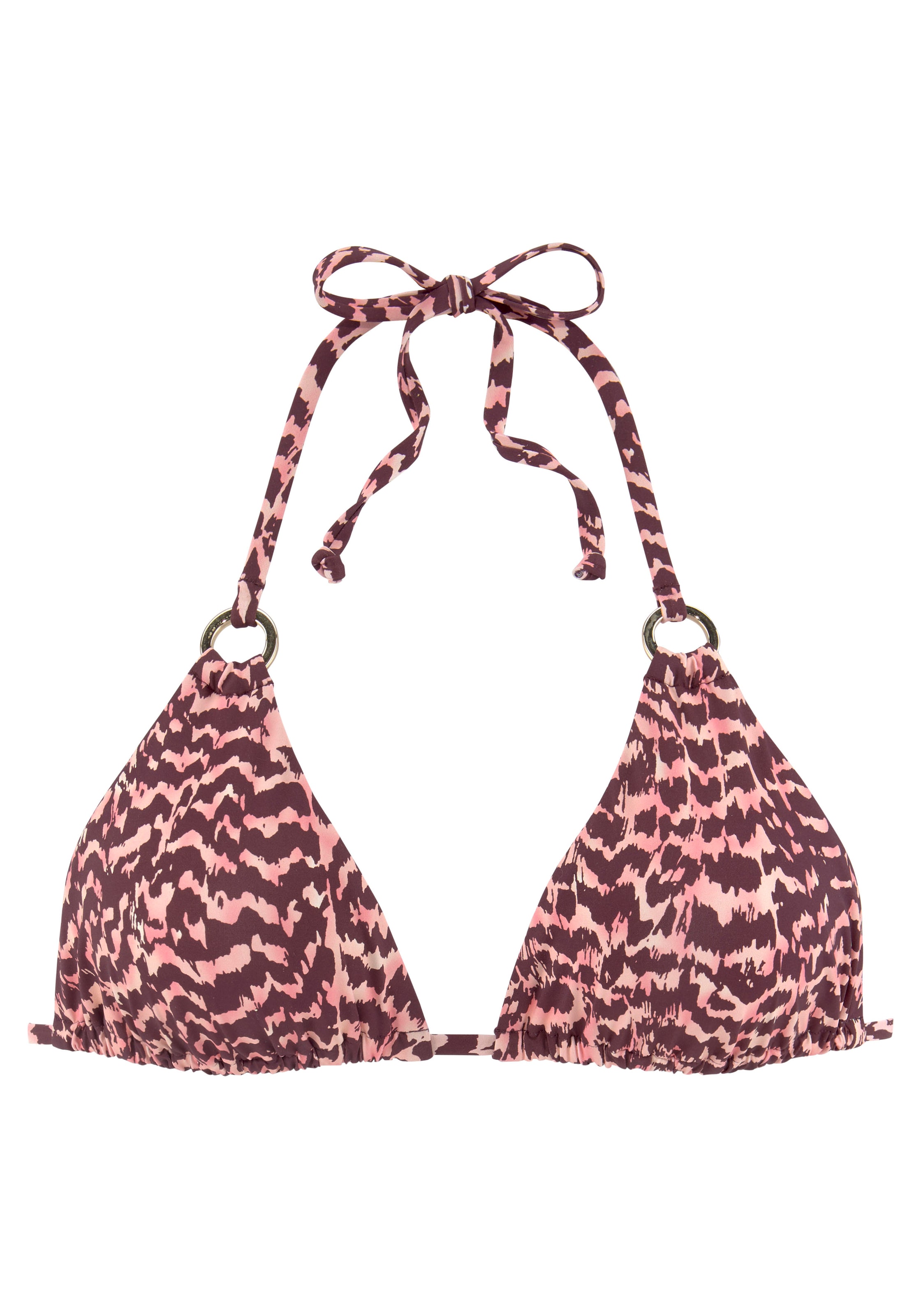LASCANA Trójkąt Góra bikini w kolorze brązowy: przód