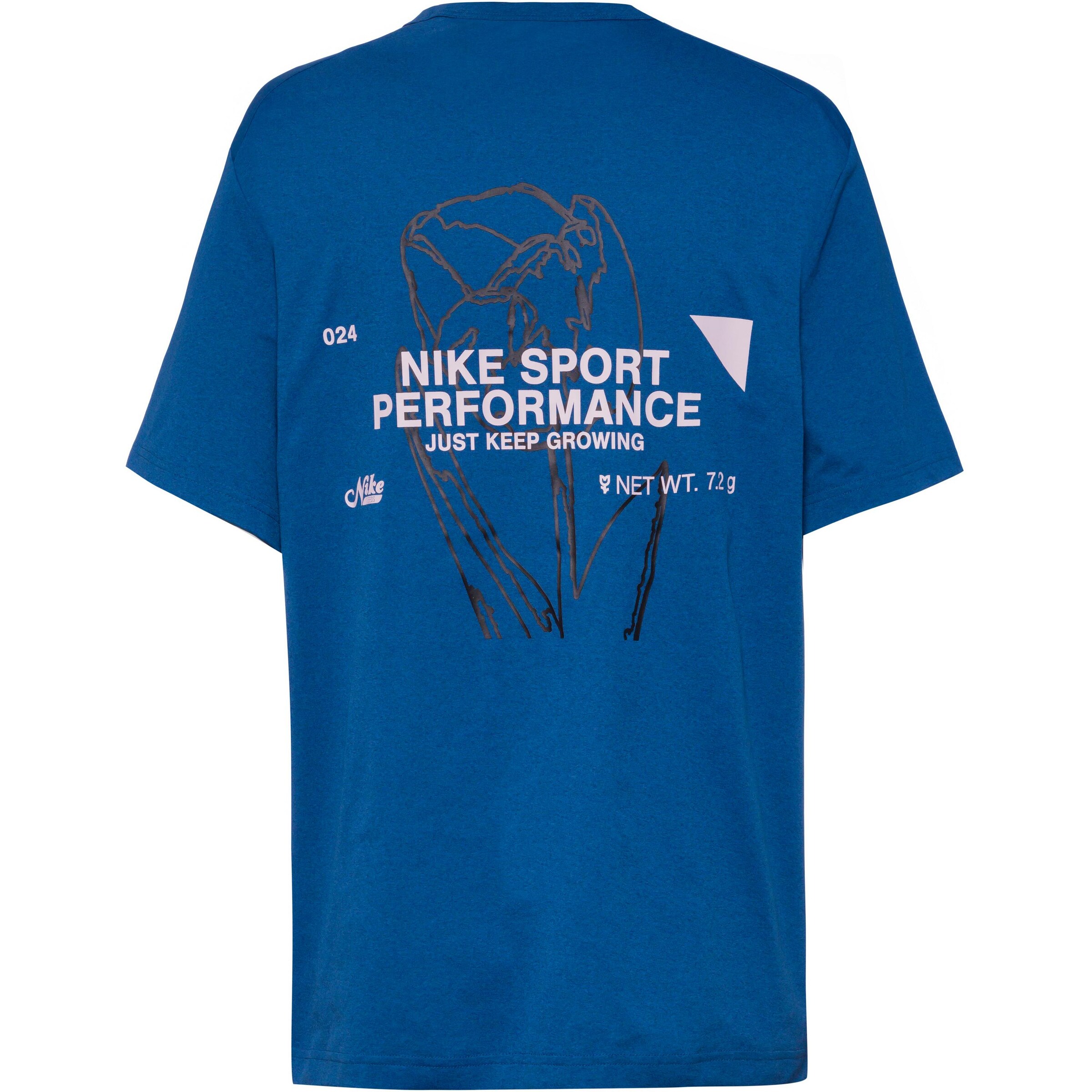 NIKE Functioneel shirt 'Hyverse' in Blauw