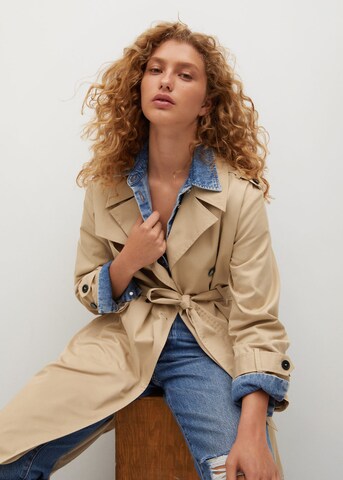 MANGO Mantel 'Angela-I' in Beige