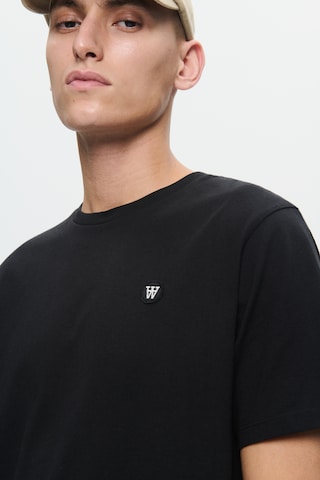 WOOD WOOD - Camisa 'WWAce' em preto