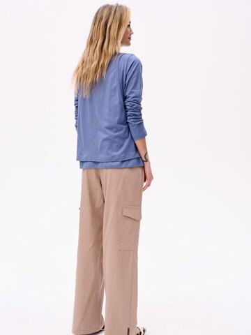 Blue Shadow Blouse in Blue
