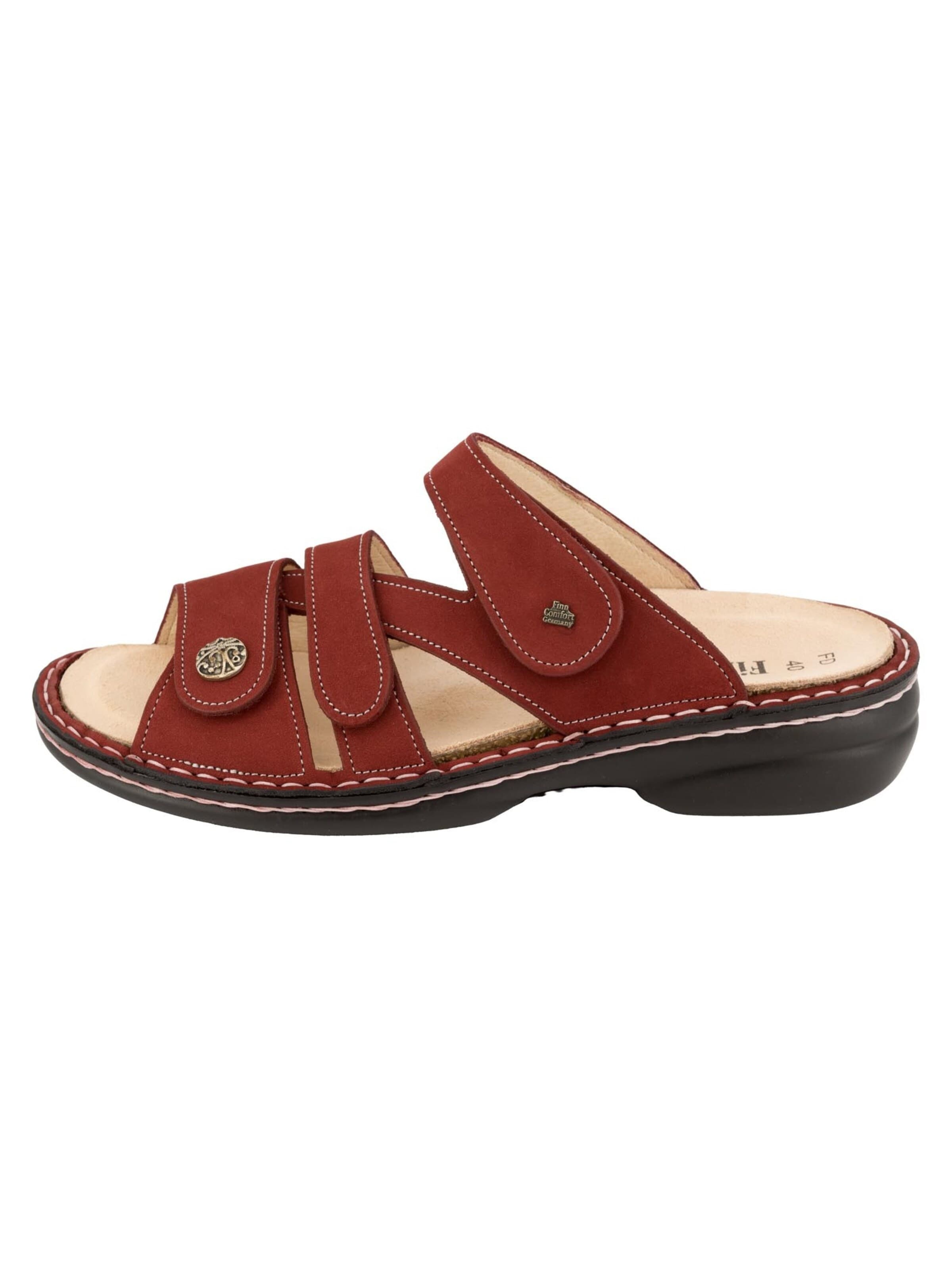 Finn Comfort Mule 'Ventura-S' in Red