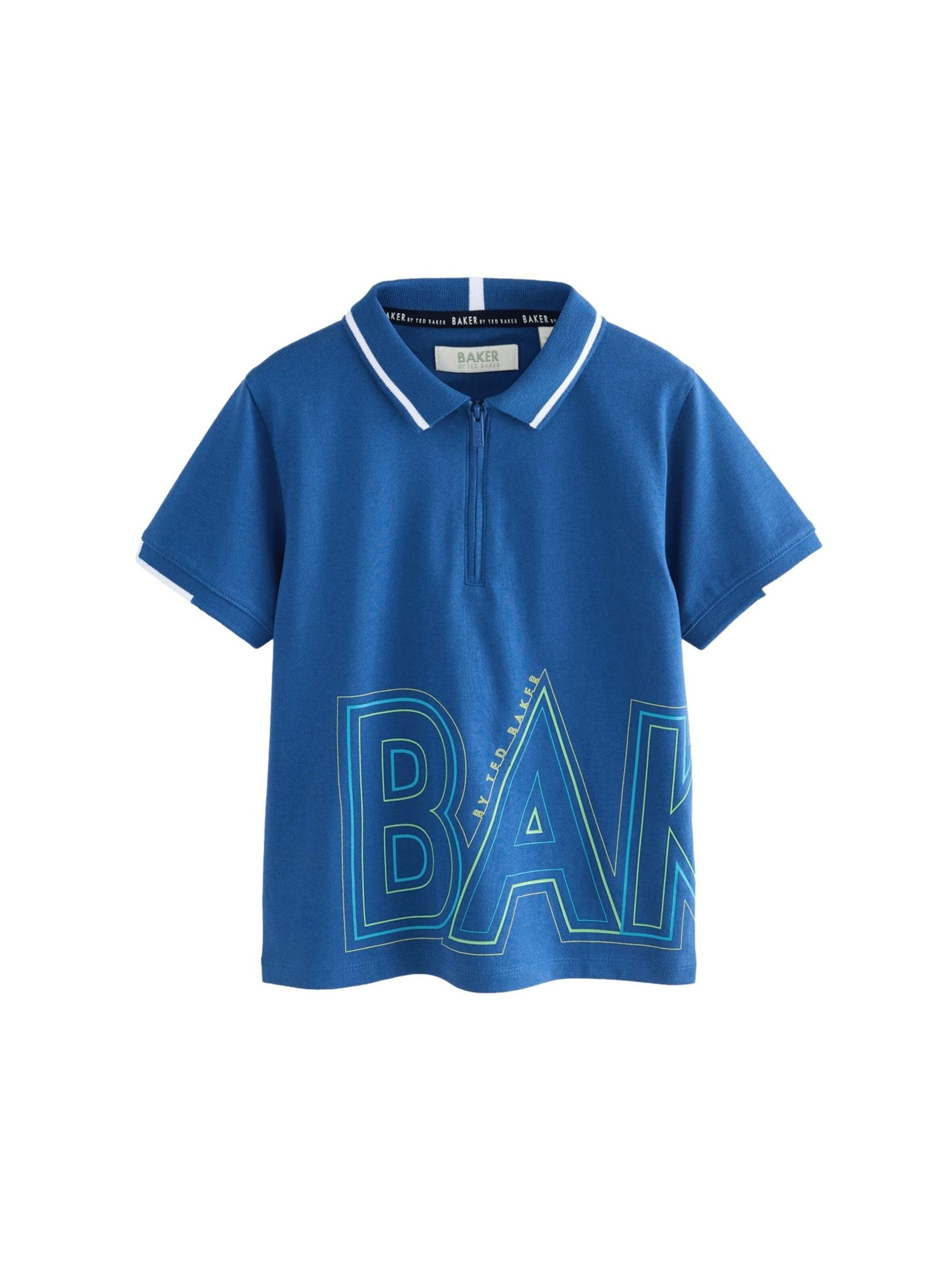 Baker by Ted Baker Poloshirt in Blau: Vorderseite