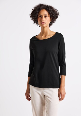 STREET ONE Shirt in Black: front