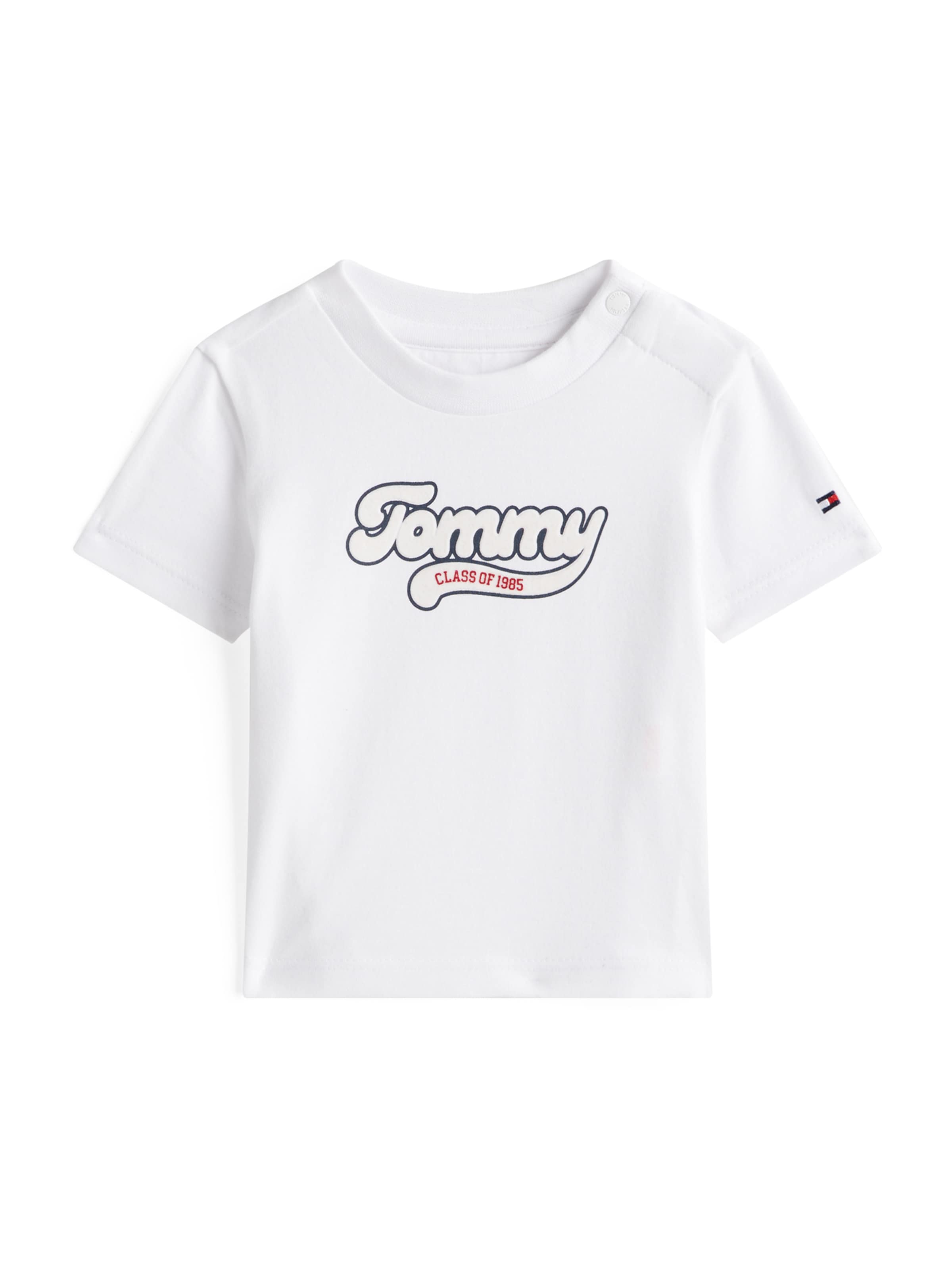 Tricou de la TOMMY HILFIGER pe alb: față