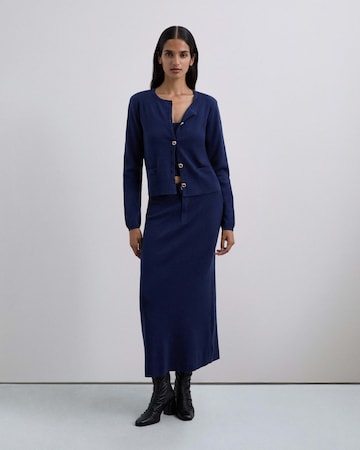 Scalpers Knit cardigan in Blue: front
