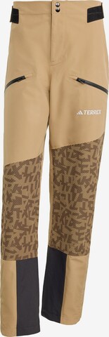 Pantaloni sportivi 'Xperior' di ADIDAS TERREX in marrone: frontale