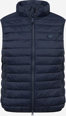 Scalpers Slim fit Vest in Blue: front