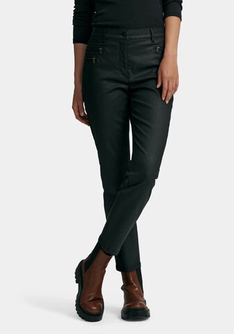 Peter Hahn Regular Pants in Black: front