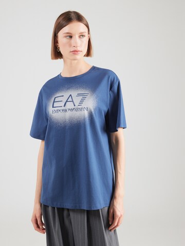EA7 Emporio Armani T-Shirt in Blau: Vorderseite