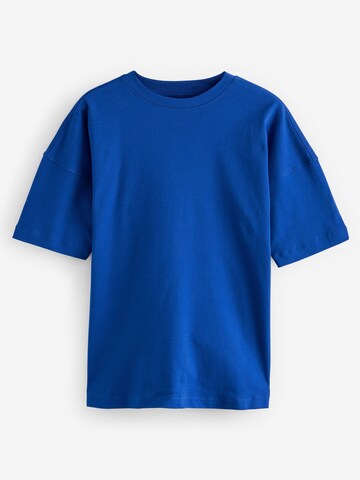Next - Camiseta talla grande en azul