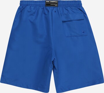 Shorts de bain Karl Lagerfeld en bleu