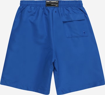 Karl Lagerfeld Plavecké šortky – modrá
