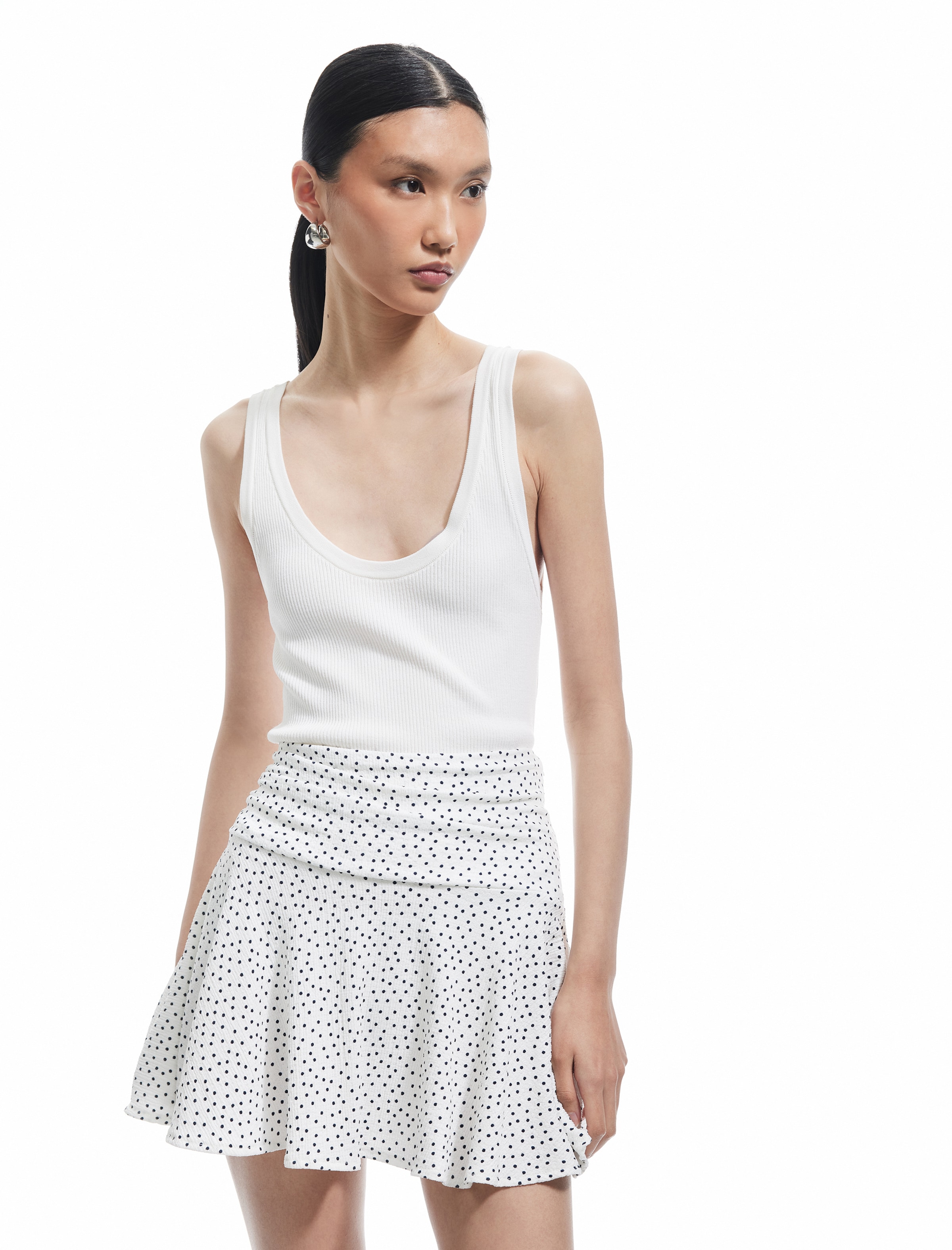 Koton Rok in Wit: voorkant