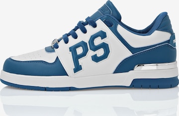 Baskets basses Plein Sport en bleu : devant