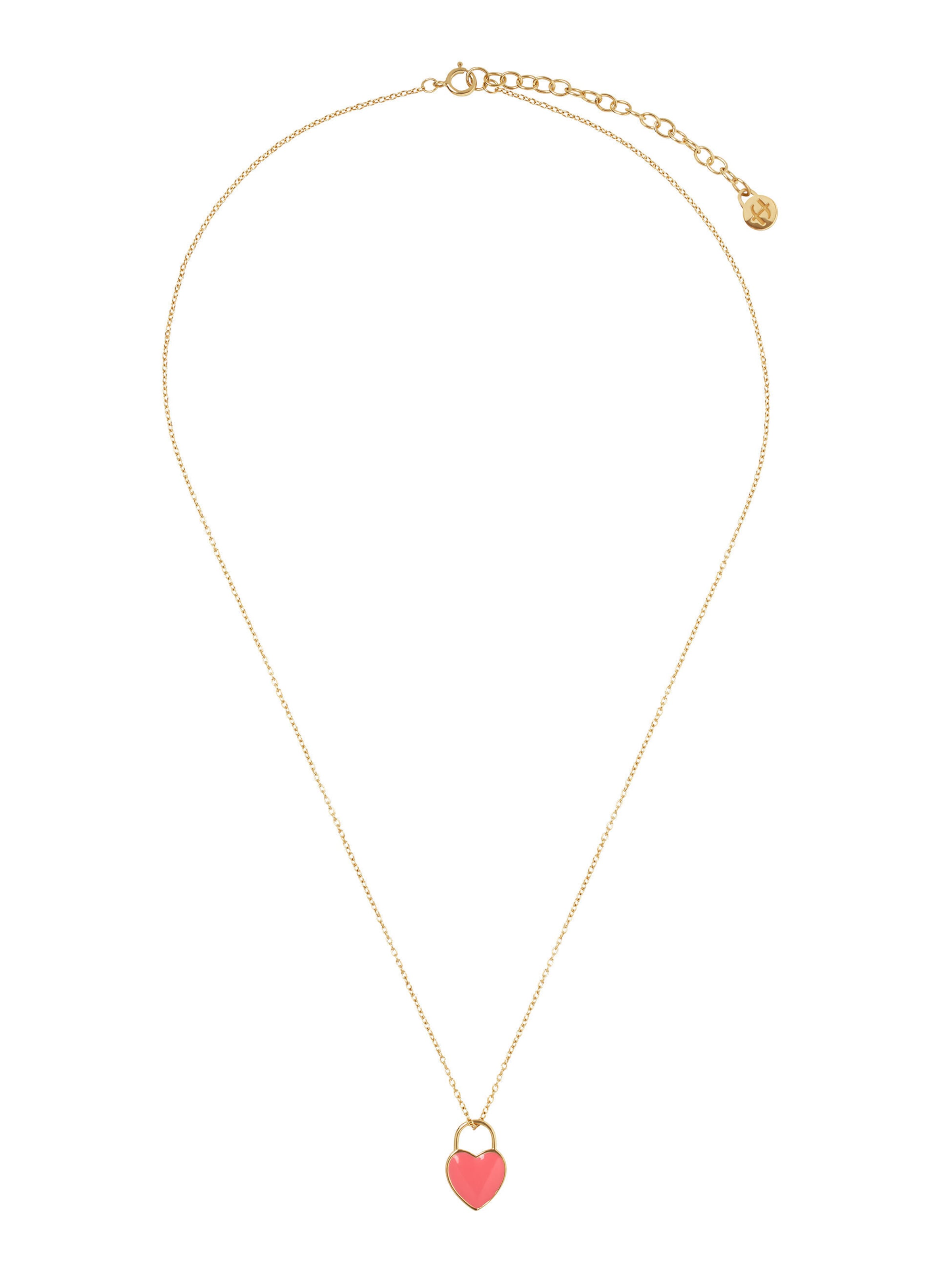 fejn Necklace in Orange: front