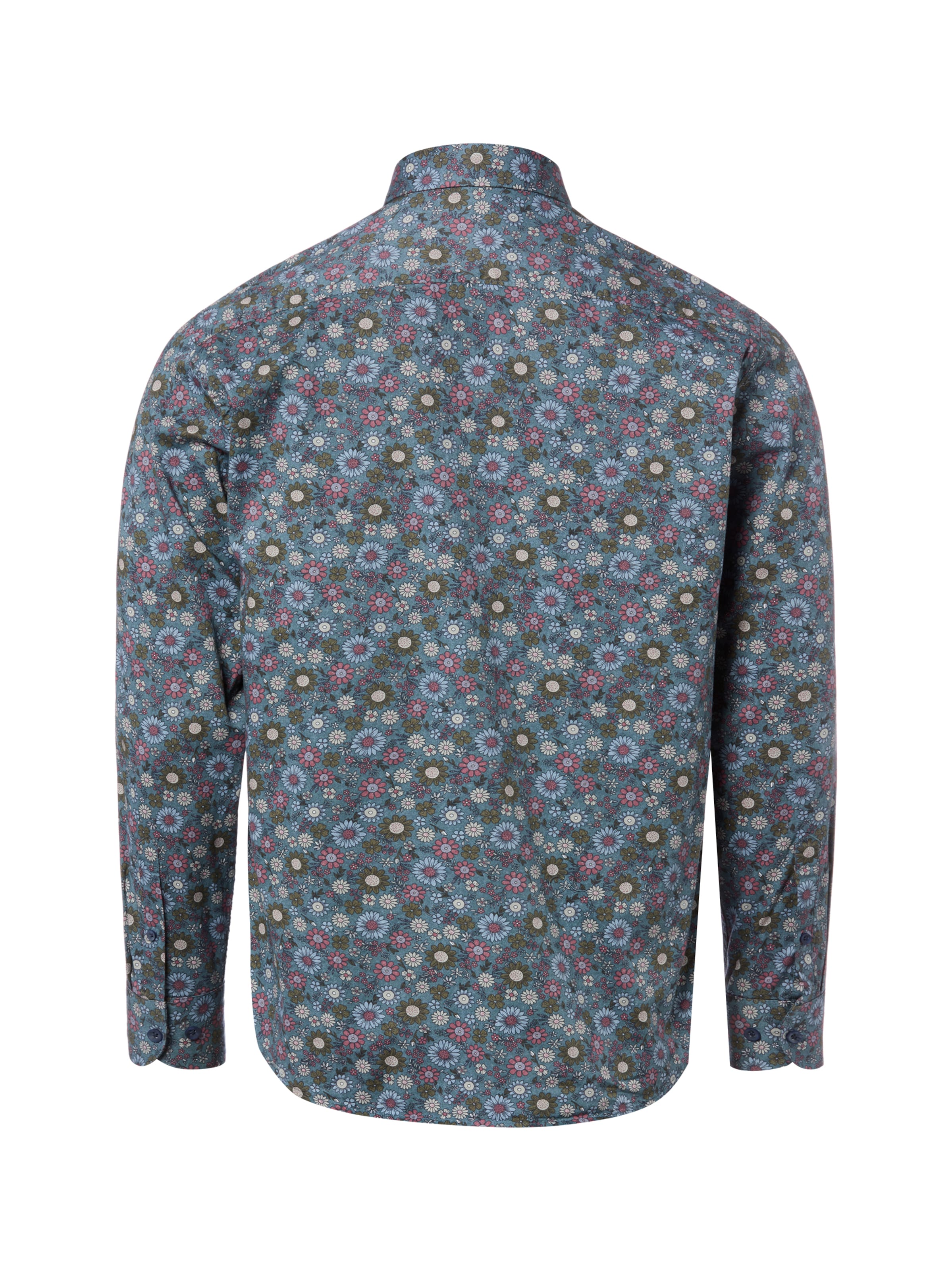 Fit confort Chemise Nils Sundström en bleu