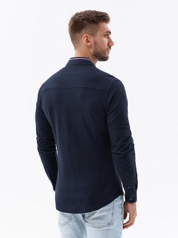Ombre Regular fit Button Up Shirt in Blue