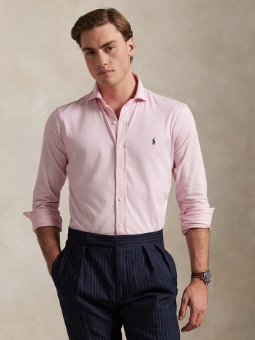 Polo Ralph Lauren Regular fit Πουκάμισο σε ροζ: μπροστά