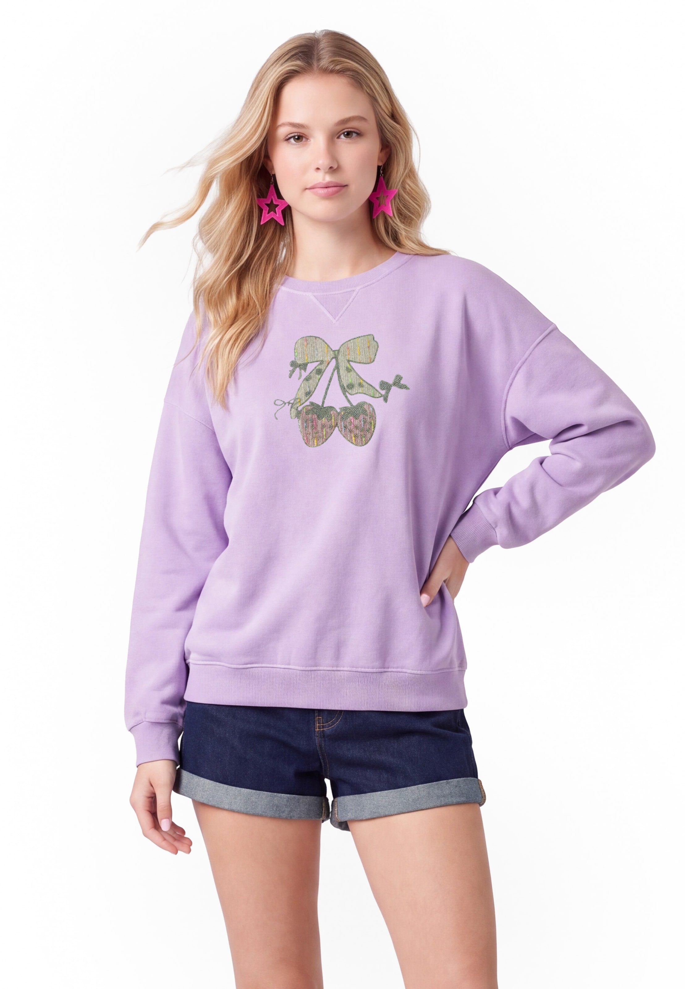 MYMO - Sudadera en lila: frente