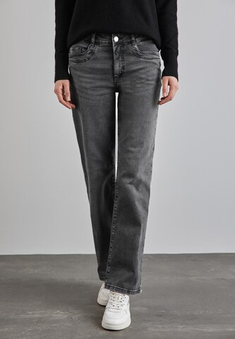 STREET ONE Boot cut Jeans in Grey