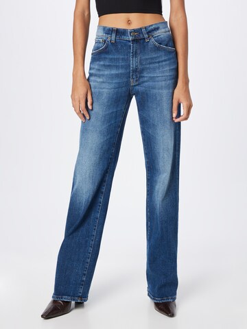 Dondup Flared Jeans 'MABEL' in Blauw: voorkant