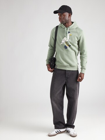 Derbe Sweatshirt 'Sturmmöwe' in Green