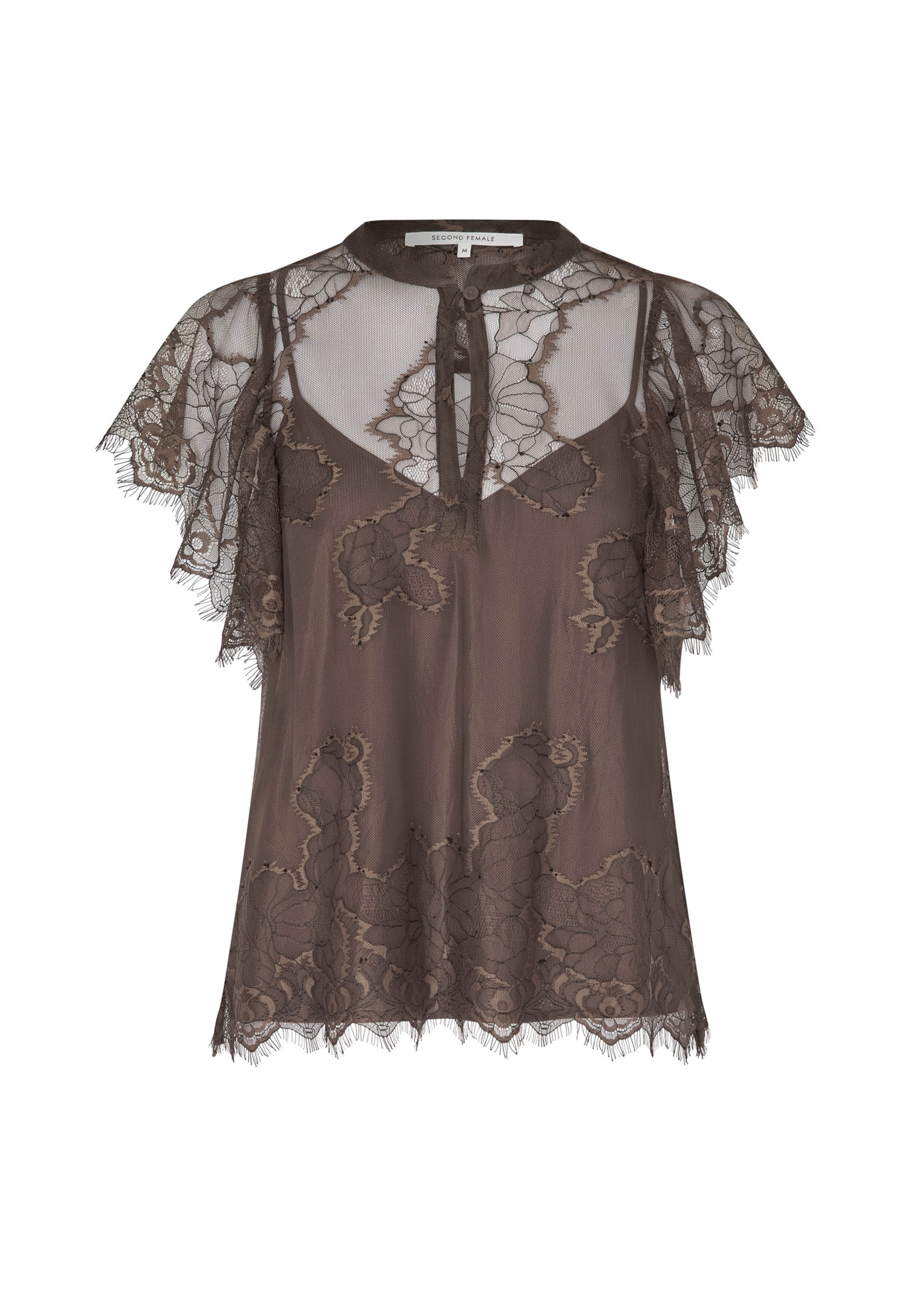 Camicia da donna 'Wila' di SECOND FEMALE in marrone: frontale