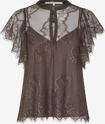 SECOND FEMALE Blouse 'Wila' in Bruin: voorkant