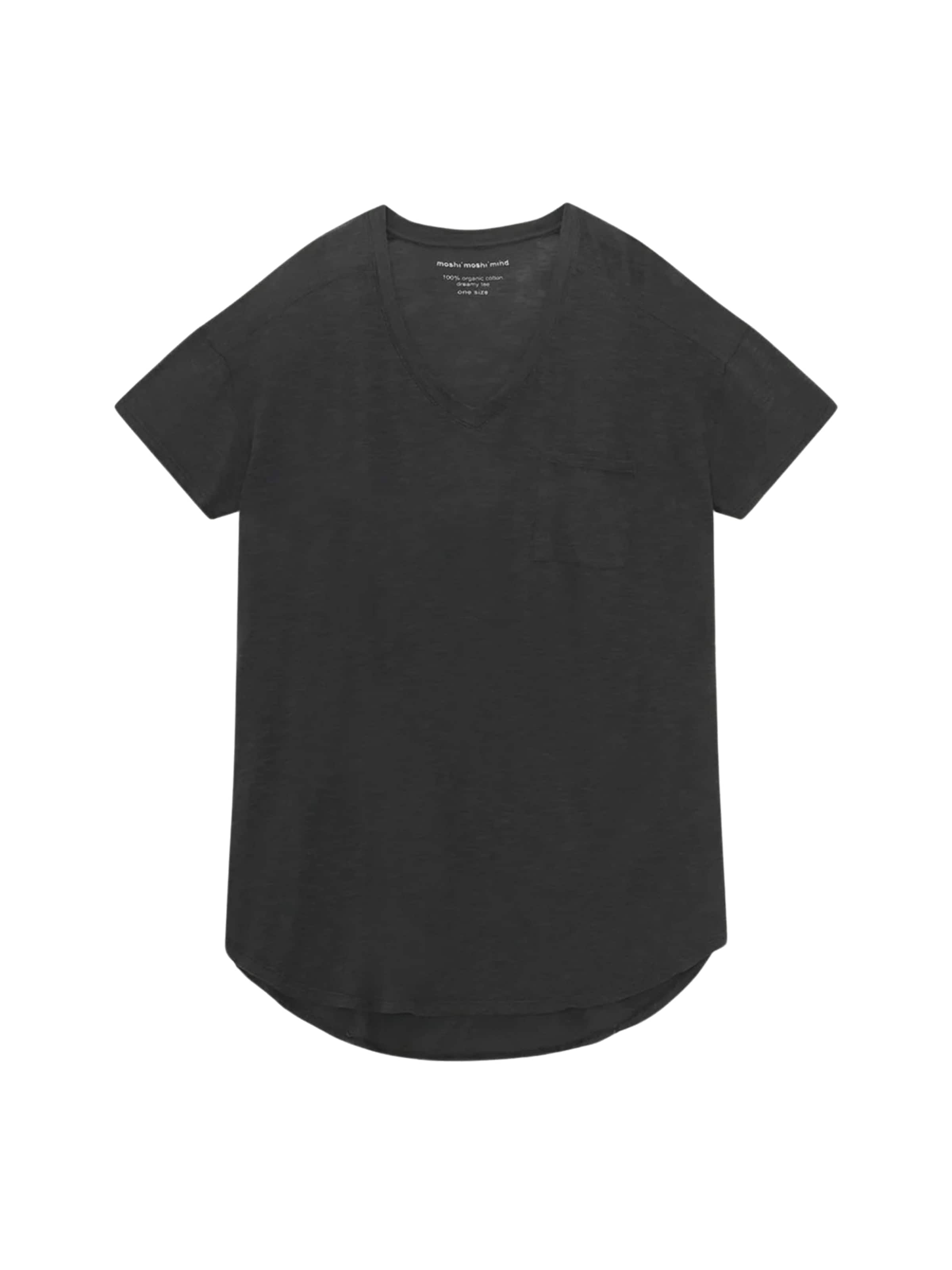 moshi moshi mind Shirt 'Dreamy' in Black: front