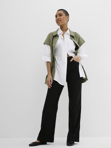 bonprix Regular Broek in Zwart