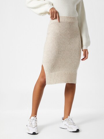 Gina Tricot Skirt 'Aino' in Beige: front