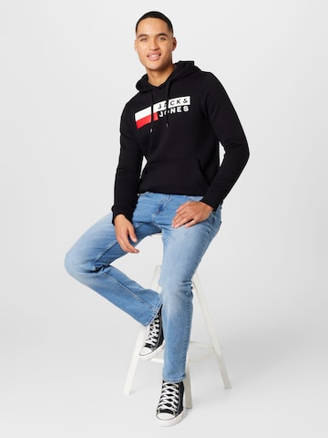 JACK & JONES Μπλούζα φούτερ σε μαύρο