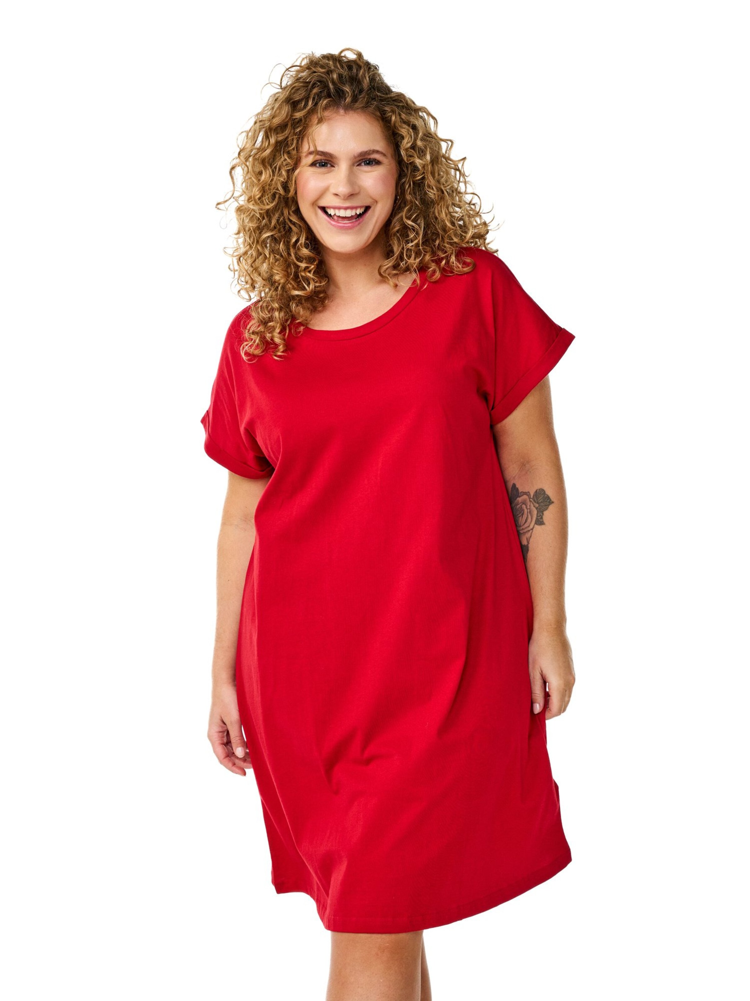 Zizzi Dress 'Rynn' in Red