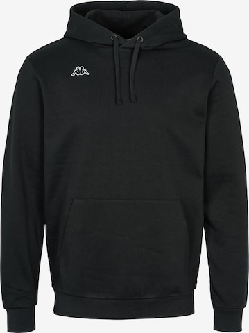 KAPPA Sweatshirt 'Cuneo' in Schwarz: Vorderseite
