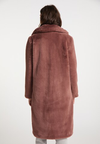 MYMO Between-Seasons Coat in Brown