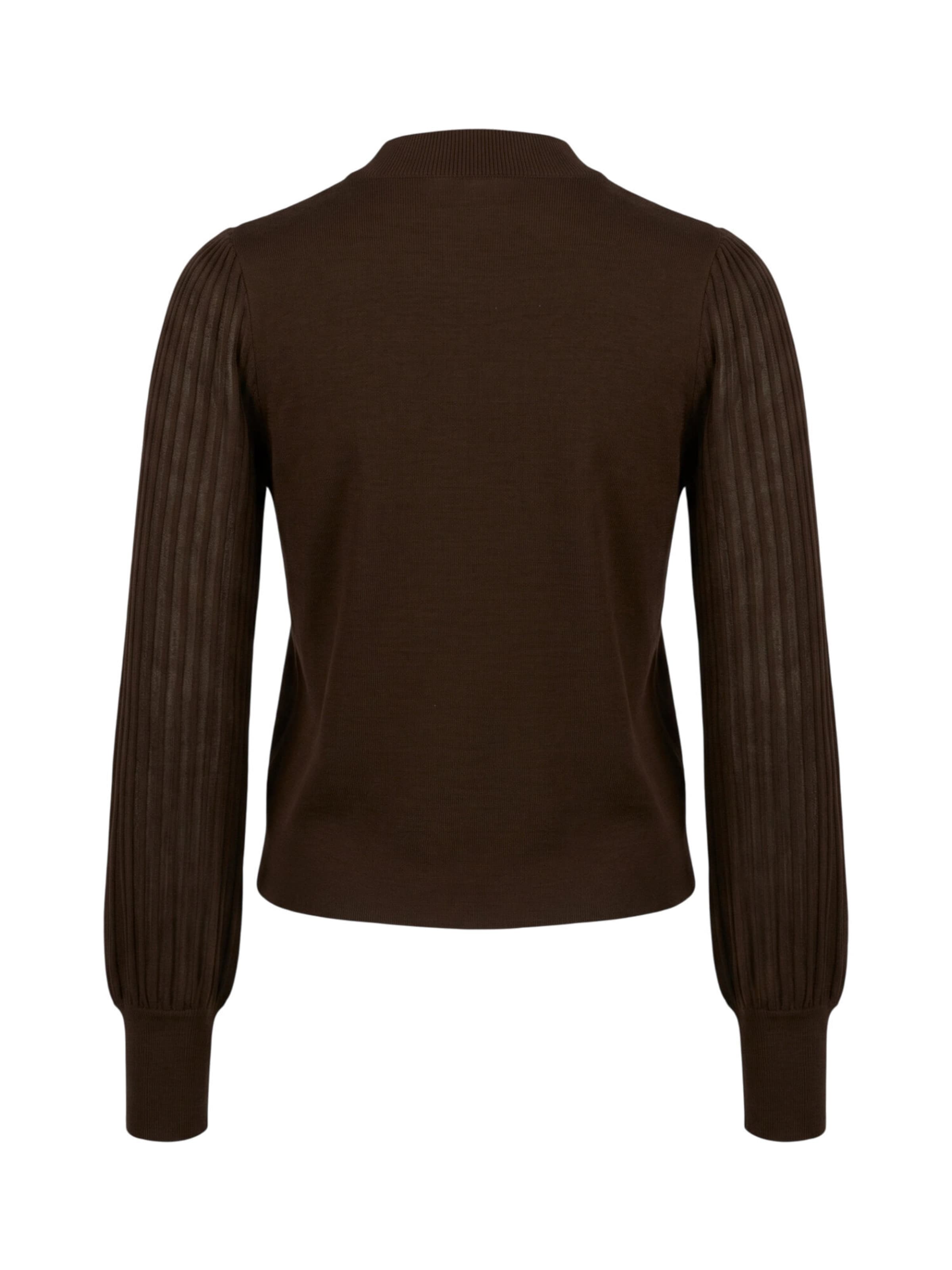 zero Pullover in Braun