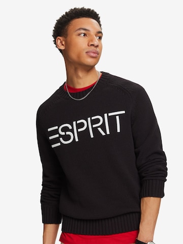 ESPRIT Pullover in Schwarz