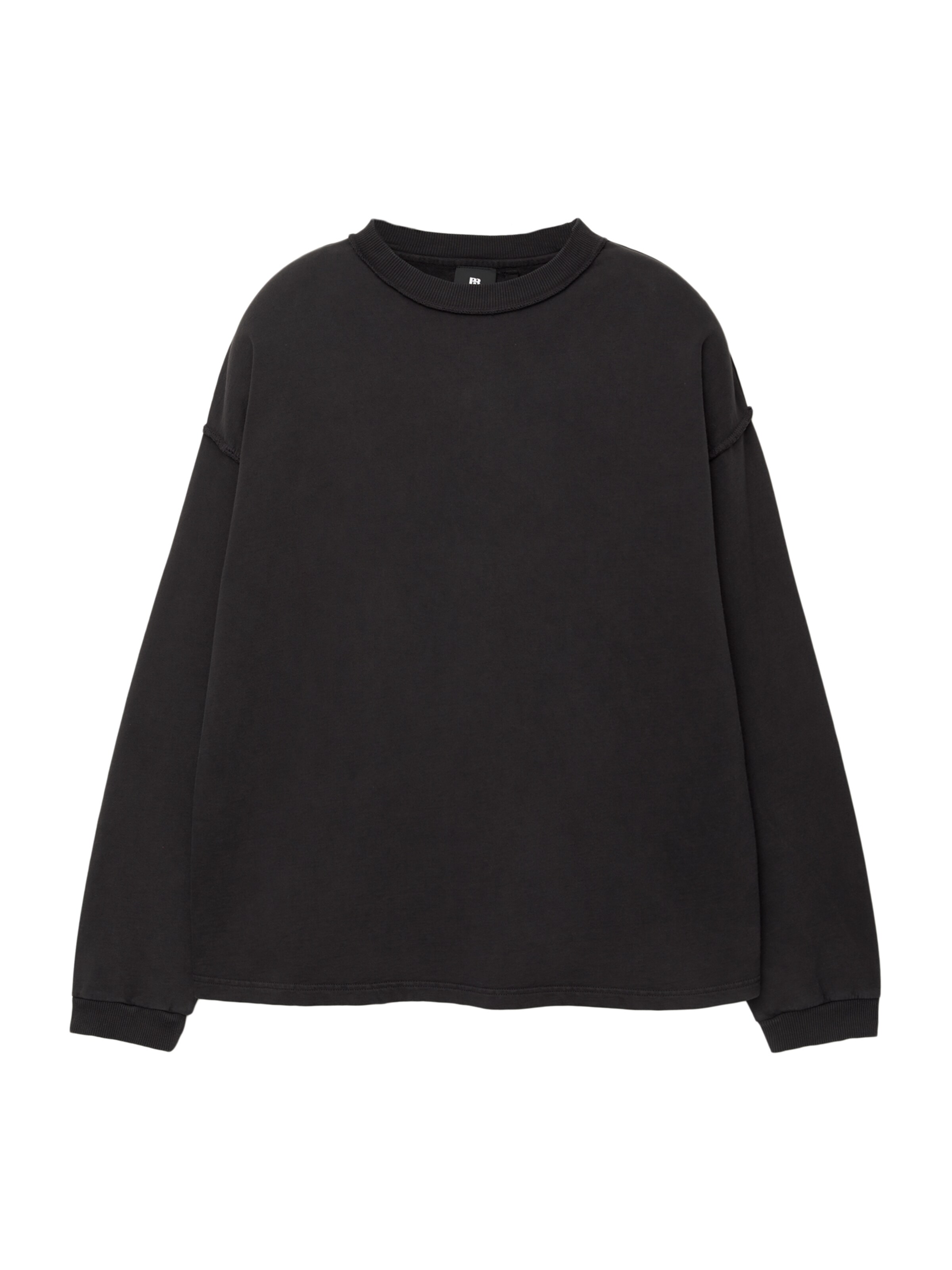 Pull&Bear Shirt in Schwarz: Vorderseite
